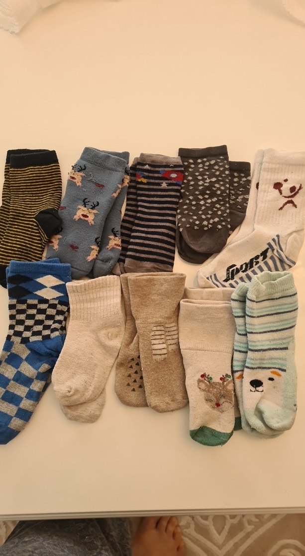 Erkek Çocuk Çok Renkli Çorap Seti - Görsel 2