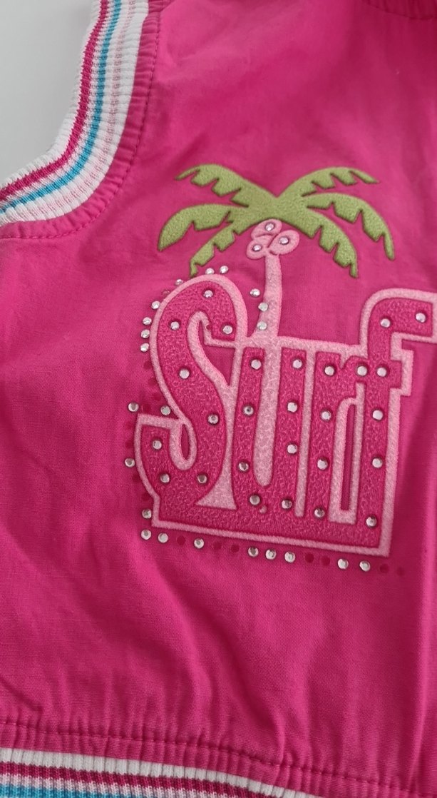 Kapüşonlu Fermuarlı Pembe Kız Yeleği - Görsel 5