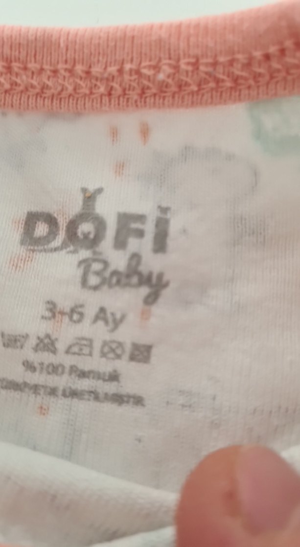 Dinozor Desenli Kısa Kollu Bebek Body - Görsel 3