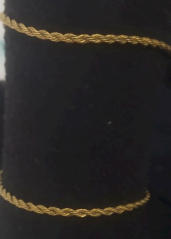 altın rengi ayak halhallı ikili takım - Görsel 2