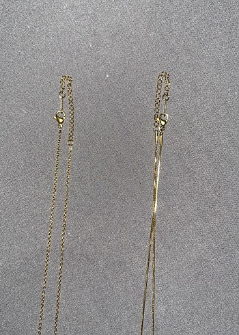 Altın Renkli  harf ve acilabilir resimli kolye - Görsel 2