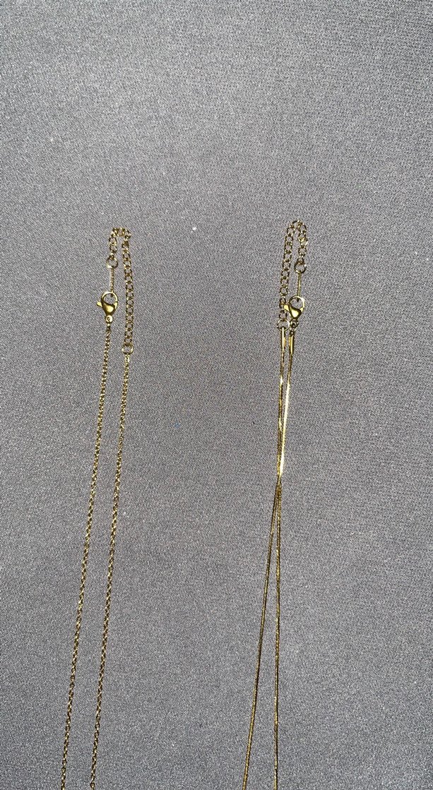 Altın Renkli  harf ve acilabilir resimli kolye - Görsel 2