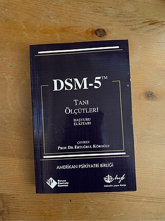 DSM 5 Tanı Ölçütleri Kitabı