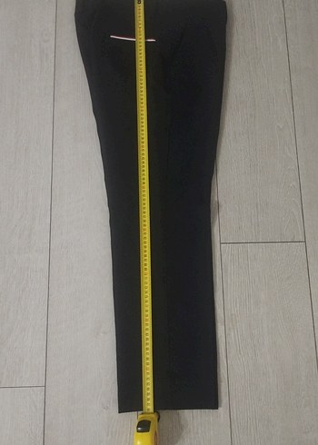 lacivert Kadın Midi Kumaş Pantolon hiç kullanılmadı - Görsel 2