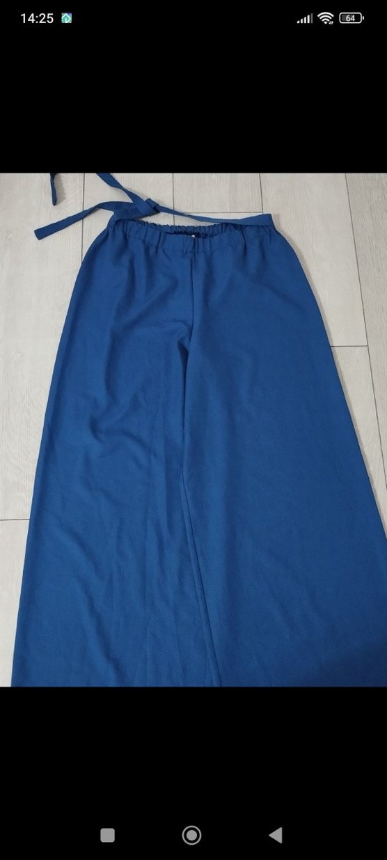 Lacivert Midi Kadın Pantolon iki adet - Görsel 5