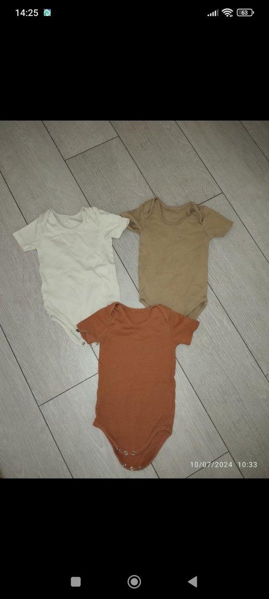 Kısa Kollu Bebek Çıtçıtlı Body Seti 0-6 ay - Görsel 2