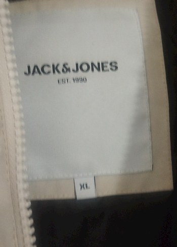 Jack&Jones ,Bej Unisex XL Kışlık Mont - Görsel 4