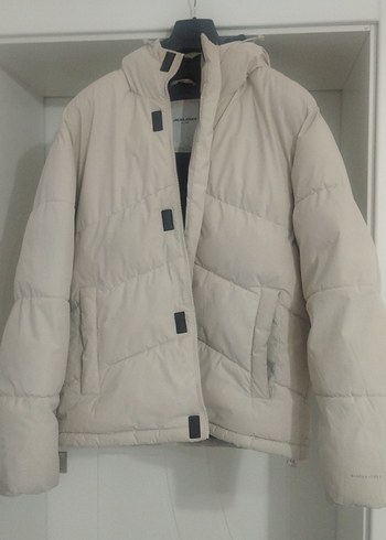 Jack&Jones ,Bej Unisex XL Kışlık Mont - Görsel 2
