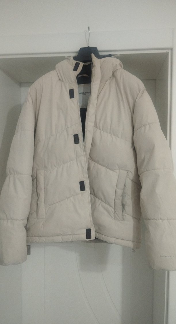 Jack&Jones ,Bej Unisex XL Kışlık Mont - Görsel 2