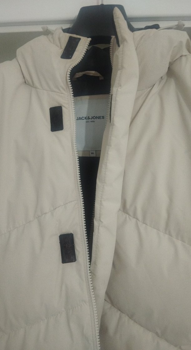 Jack&Jones ,Bej Unisex XL Kışlık Mont - Görsel 3