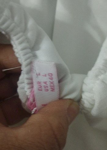 Kadın Beyaz Keten Uzun Askılı Elbise - Görsel 6