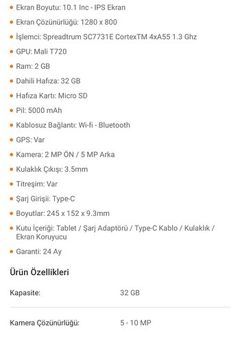 Vorcom S12 Android Tablet, kılıf, kalem - Görsel 3