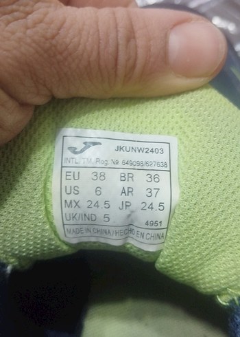 Erkek çocuk 
Spor Ayakkabı Mavi Velcro Bağcıklı - Görsel 4