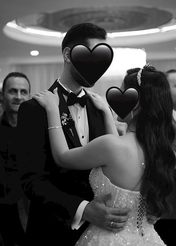 Straplez A kesim Gelinlik - Görsel 8