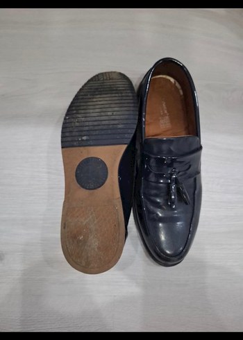 Erkek Klasik Mavi Tokalı Ayakkabı - Görsel 2