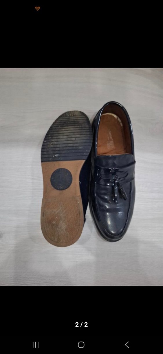 Erkek Klasik Mavi Tokalı Ayakkabı - Görsel 2