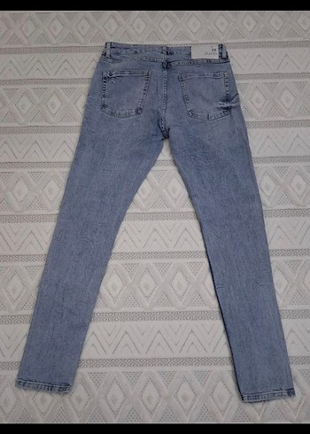 Gri Regular Fit erkek Denim Pantolon - Görsel 2