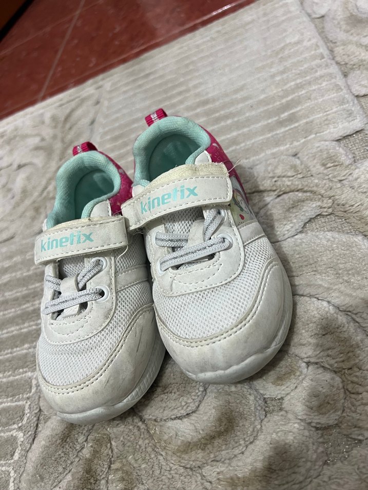 Kız Çocuk Renkli Unicorn Desenli Spor Ayakkabı - Görsel 3