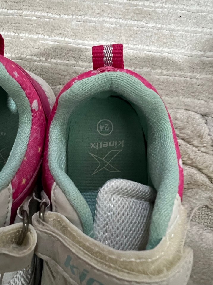 Kız Çocuk Renkli Unicorn Desenli Spor Ayakkabı - Görsel 4