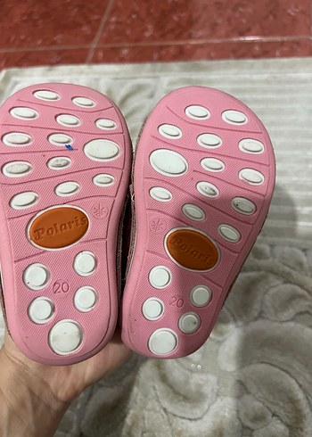 Kız Bebek Pembe Nakışlı İlk Adım Ayakkabısı - Görsel 4