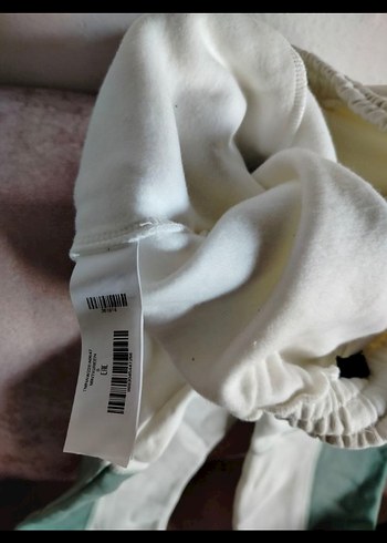 Beyaz Pastel Renkli eşofman altı. - Görsel 8