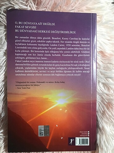  Unutulmaz Anılar Nicholas Sparks