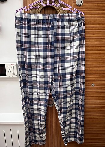 Kadın Ekoseli Rahat Pijama Altları - Görsel 3