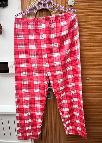 Kadın Ekoseli Rahat Pijama Altları - Görsel 2