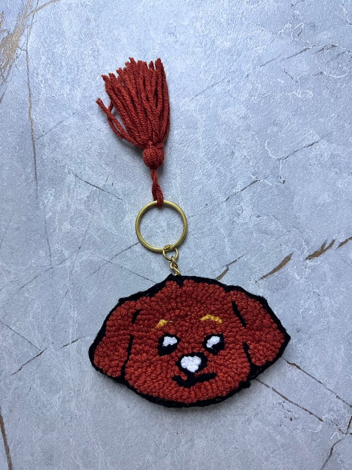 Püsküllü hayvan desenli - Görsel 4