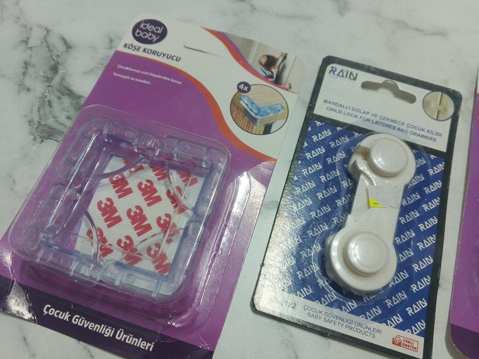 Çocuk Güvenlik Kilidi ve köşe koruyucular - Görsel 2