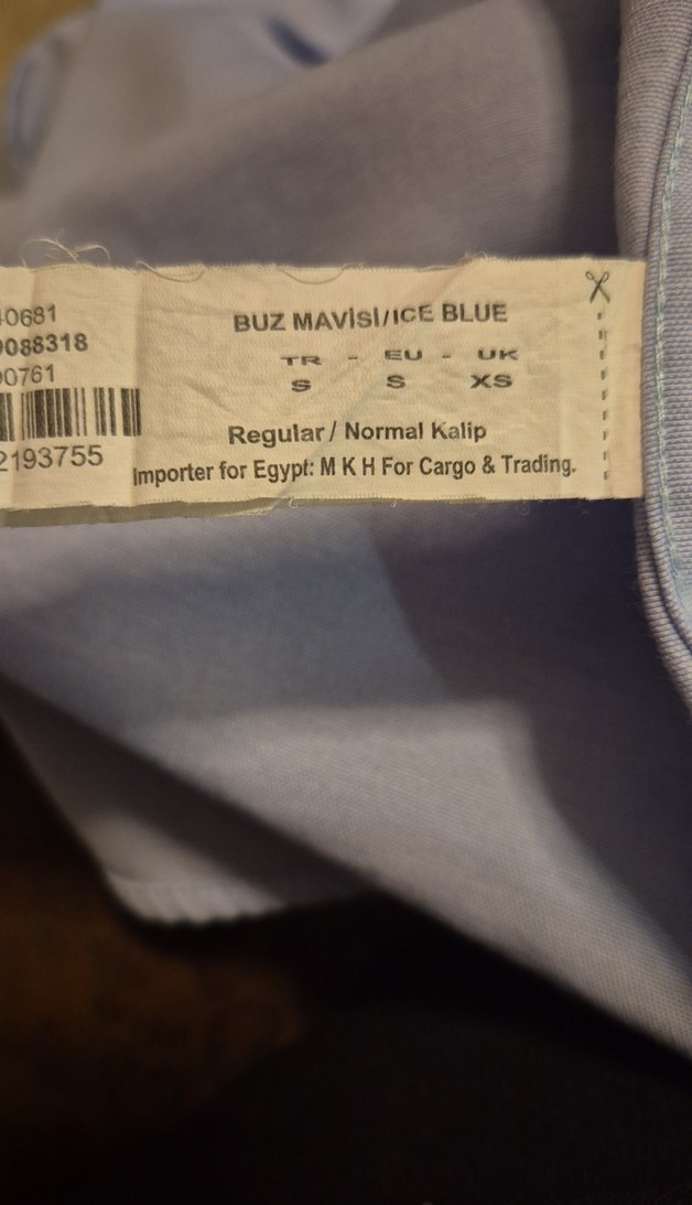 Bayan Mavi Uzun Kollu Keten Gömlek - Görsel 5