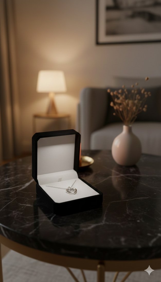 Gri Zincir Detaylı Midi Kadın Kolye - Görsel 2