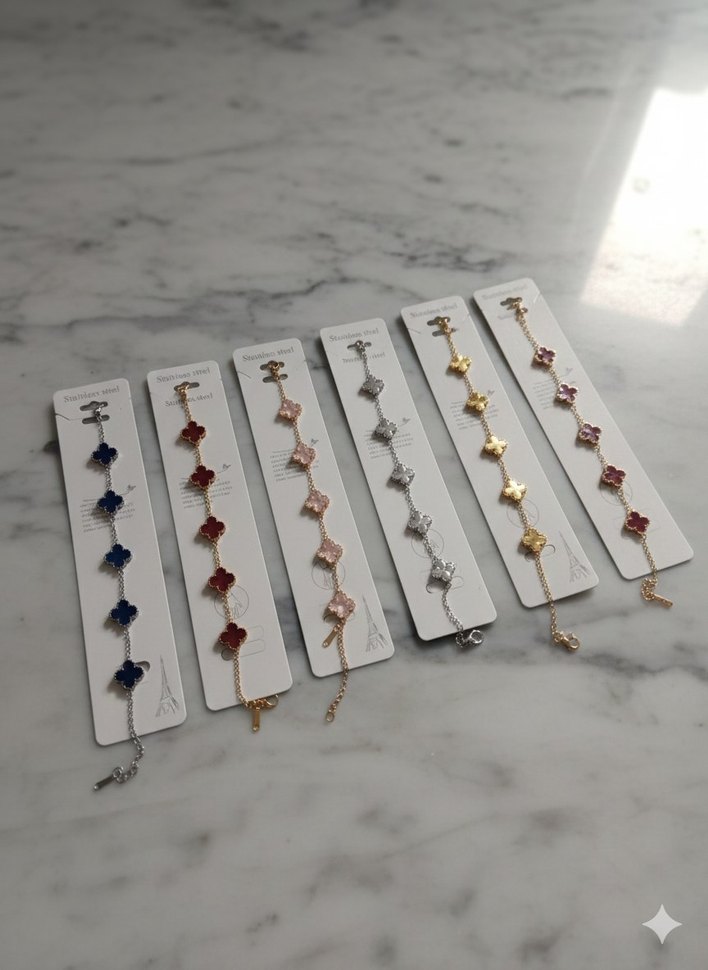 Işıltılı Altın Renkli Kadın Bileklik - Görsel 3