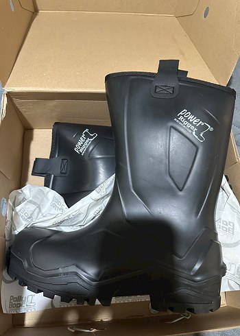 PollyBoot Siyah Erkek Yünlü Çizme - Görsel 2