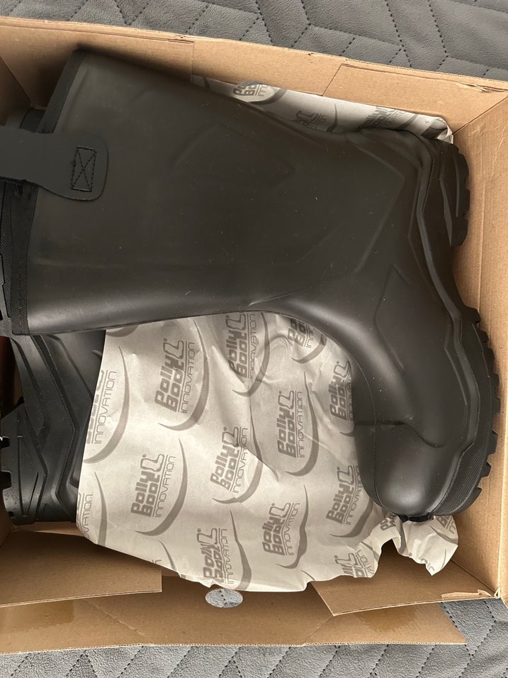 PollyBoot Siyah Erkek Yünlü Çizme - Görsel 4