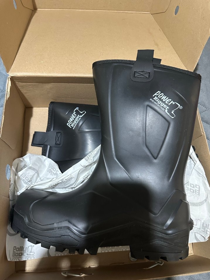 PollyBoot Siyah Erkek Yünlü Çizme - Görsel 2