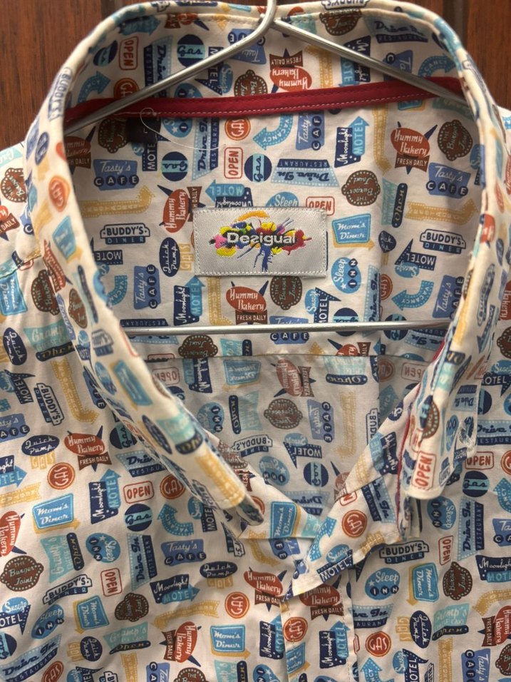 Desigual | Renkli Baskılı Uzun Kollu Erkek Gömlek - Görsel 3