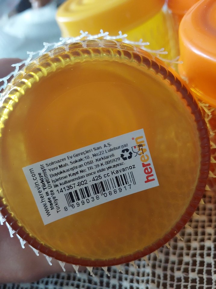 Çok Renkli 6'lı Cam kavanoz - Görsel 3