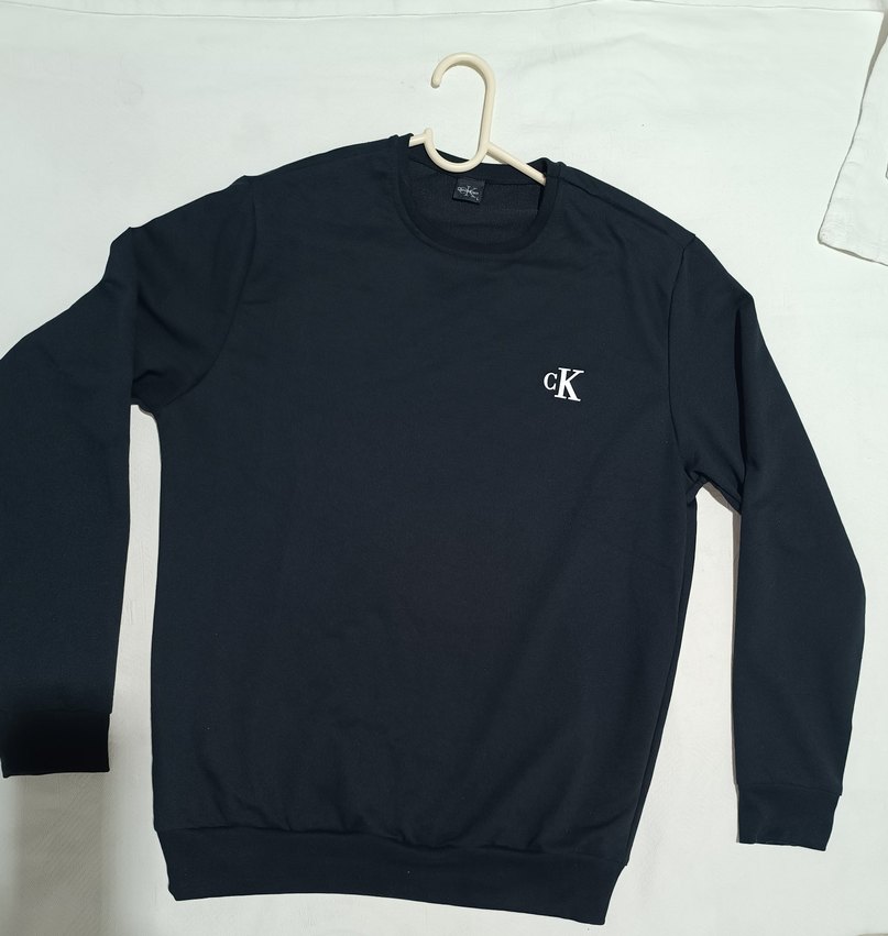 Siyah Erkek Uzun Kollu Sweatshirt - Görsel 3