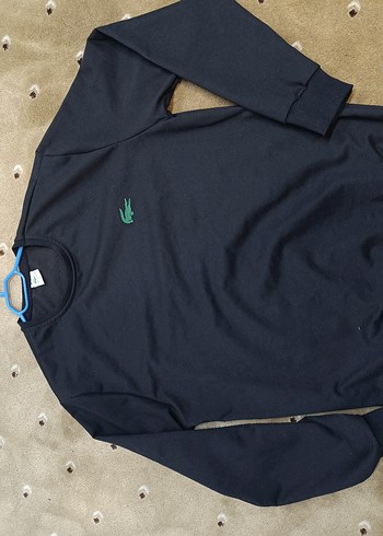 Erkek Siyah uzun Kollu Sweatshirt - Görsel 3