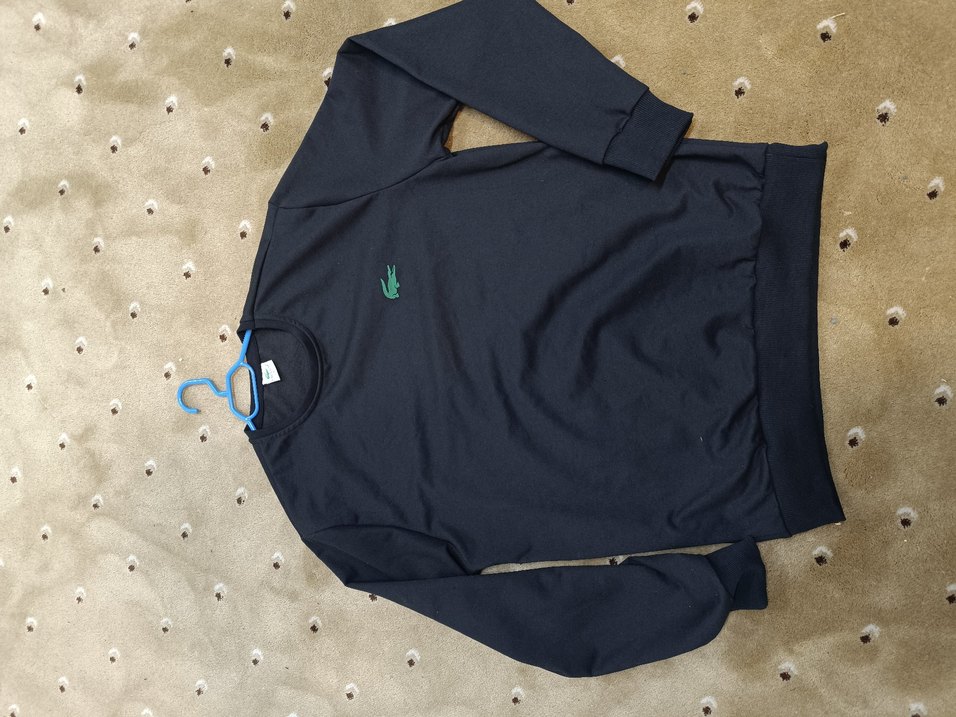 Erkek Siyah uzun Kollu Sweatshirt - Görsel 3