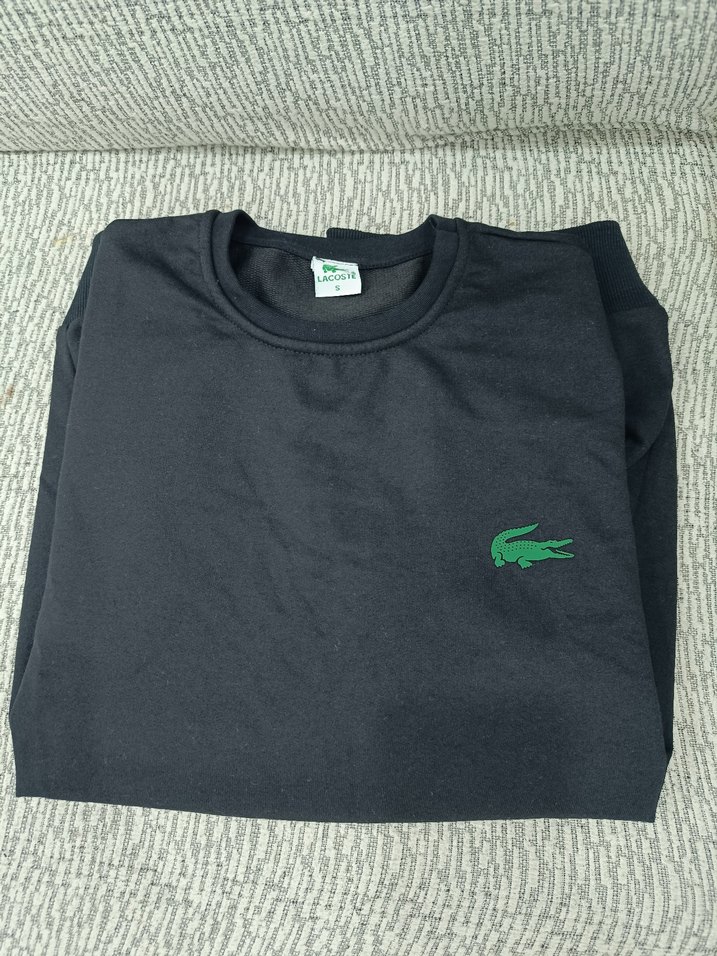 Erkek Siyah uzun Kollu Sweatshirt - Görsel 2