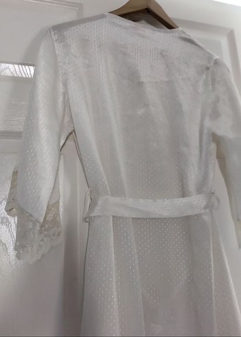 Suwen,Beyaz Uzun Bohem Kadın Sabahlık - Görsel 7