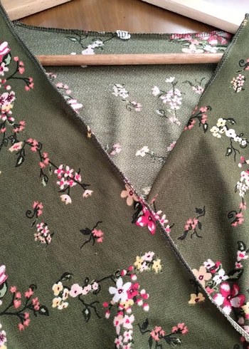 Kruvaze Kuşaklı Bluz - Görsel 3