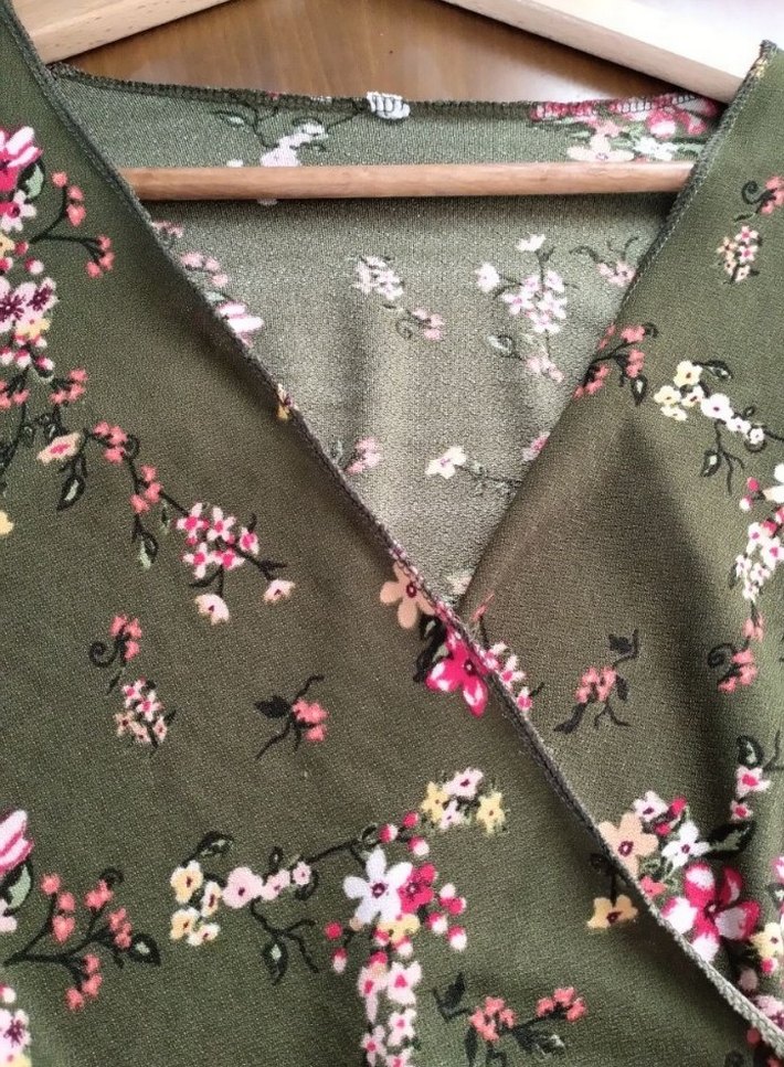 Kruvaze Kuşaklı Bluz - Görsel 3