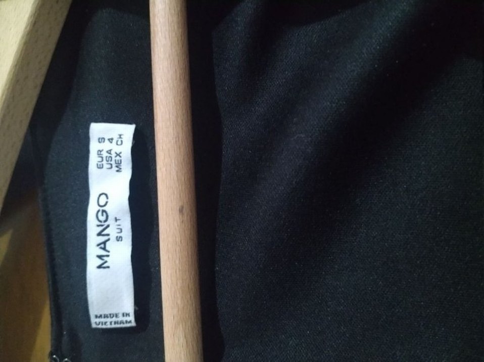 Mango Kare Yaka Streç Elbise - Görsel 4