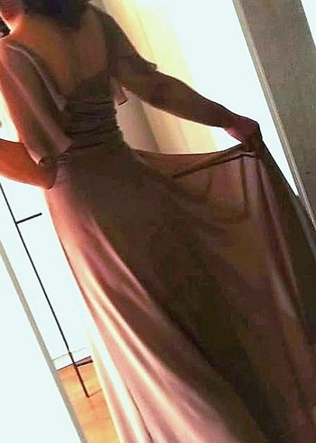 Pia Michi- ithal- Straplez Gece Elbisesi - Görsel 2