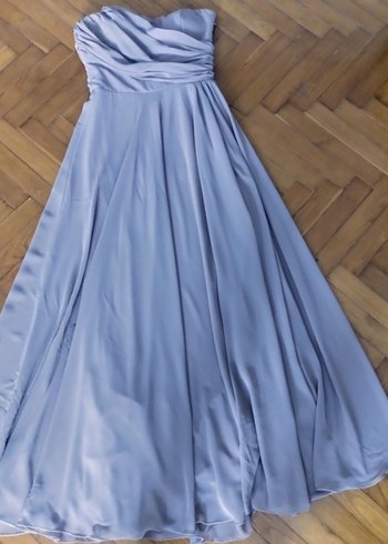 Pia Michi- ithal- Straplez Gece Elbisesi - Görsel 4