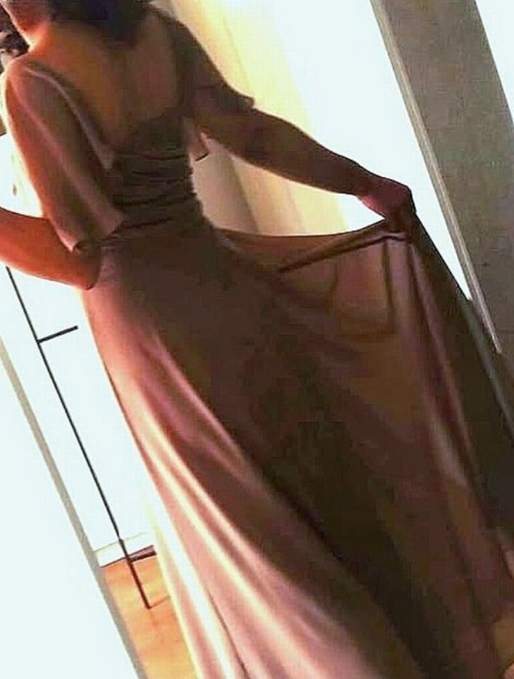 Pia Michi- ithal- Straplez Gece Elbisesi - Görsel 2