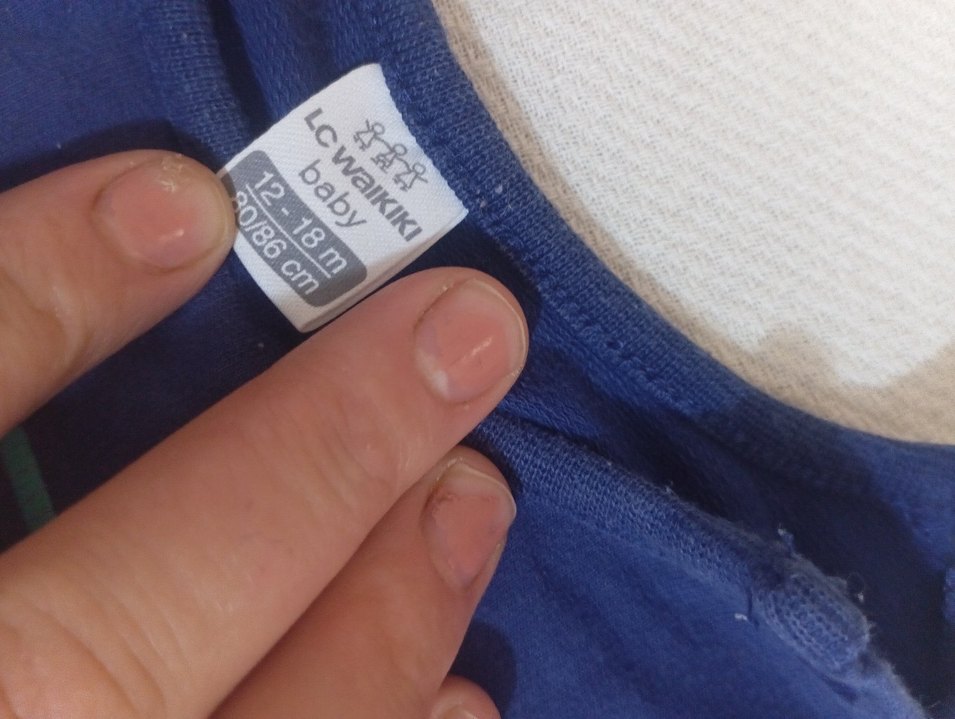 Kız Çocuk Renkli Baskılı Uzun Kollu Tişört - Görsel 2